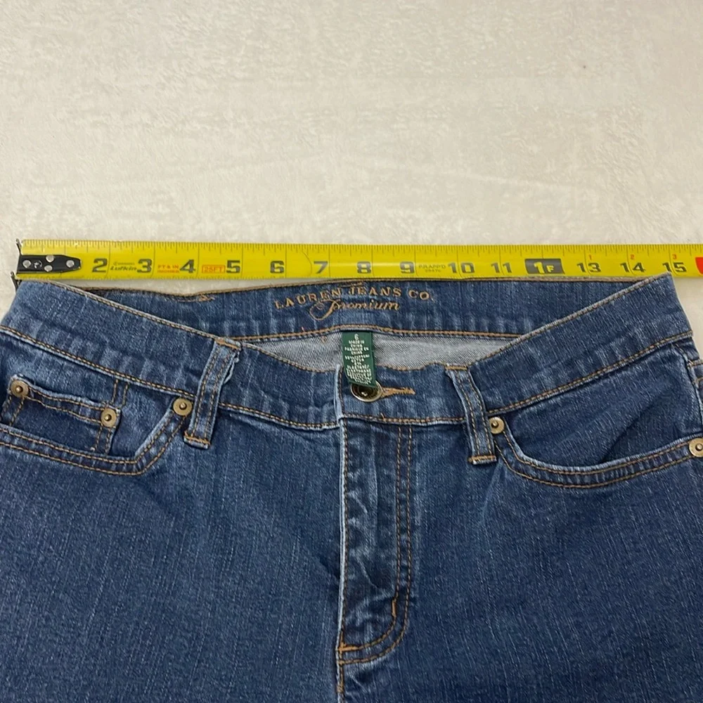 LAUREN JEANS CO. PREMIUM WOMENS SIZE 6 Blue Denim Jeans - Picture 2 of 7